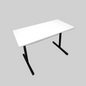 Bureau en Bois & Fer – Design Robuste